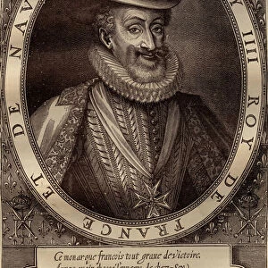 Portrait of Henry IV (1553-1610) King of France - Portrait of Henry IV (1553-1610