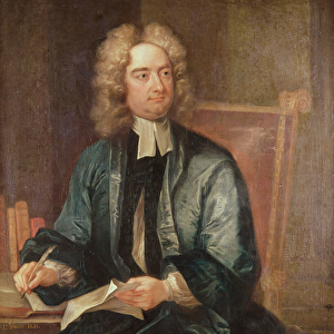 Portrait of Jonathan Swift (1667-1745) c. 1718 (oil on canvas)