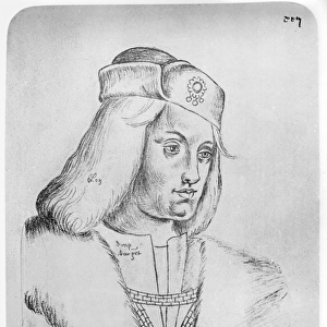Portrait of Perkin Warbeck (c. 1474-99) Flemish imposter and pretender to the English throne
