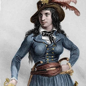 Portrait of Theroigne de Mericourt (1762-1817), French revolutionary