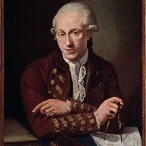 Portrait of Thomas Christian Walther (1749-1788) danish composer
