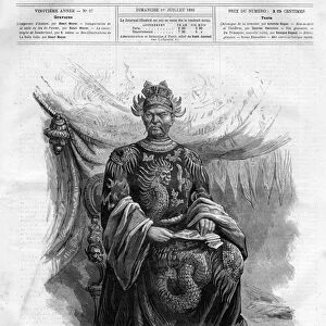 Portrait of Tu-Duc (Tu Duc) (1830-1883) Emperor of Annam (1848-1883