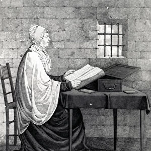In prison and ye came unto me, 1820 (engraving)