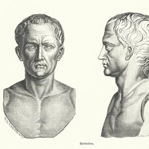 Quintus Hortensius, Roman politician and orator (engraving)