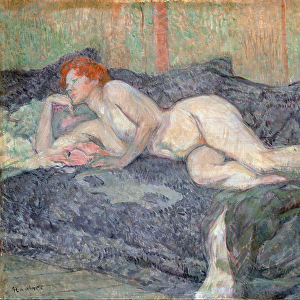 Reclining Nude, 1897 (oil on panel)