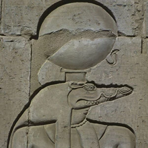 Detail of a relief, Sobek (stone)