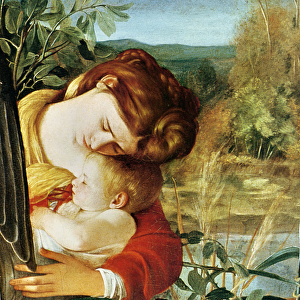 Rest on the Flight into Egypt, c. 1603 (oil on canvas) (detail)