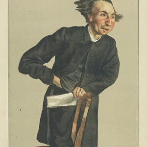The Rev. Charles Voysey (colour litho)