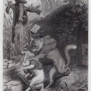 Reynard The Fox: Reynard and the Coney (engraving)
