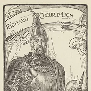 Richard Coeur De Lion (litho)