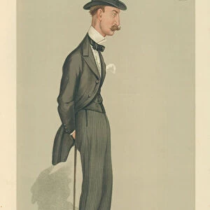 The Right Hon Lord Sandhurst, A soldiers son, 22 June 1889, Vanity Fair cartoon (colour litho)