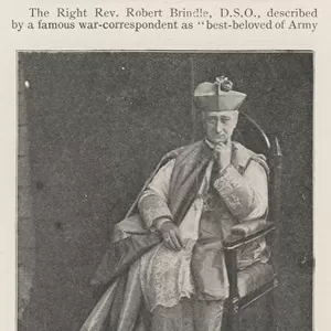 The Right Reverend R Brindle, DSO, appointed to the See of Nottingham (b / w photo)