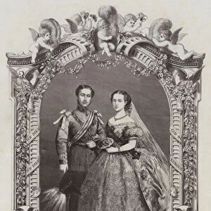 Their Royal Highnesses the Prince and Princess of Wales (engraving)