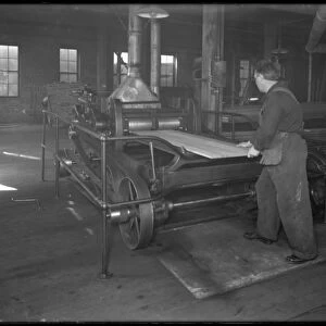Running lumber intended for use in casket manufacture through a double-surface planer