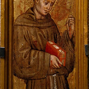 Saint Francois of Assisi (Saint Francis) Painting by Zanino di Pietro (1389-1448