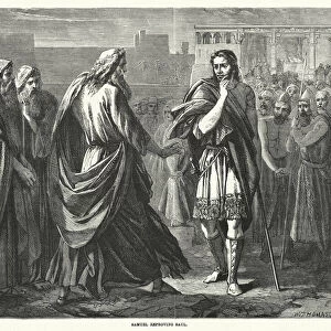 Samuel reproving Saul (engraving)