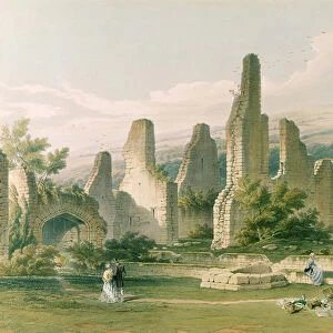 Sawley Abbey, from The Monastic Ruins of Yorkshire