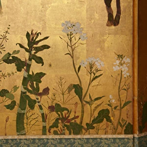 Screen with spring and summer flowers, 1701-1749