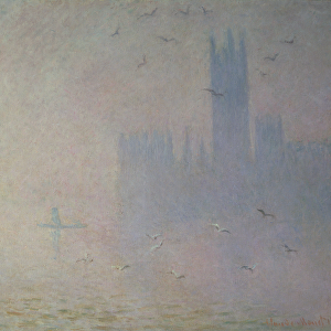 Seagulls over the Houses of Parliament, 1904