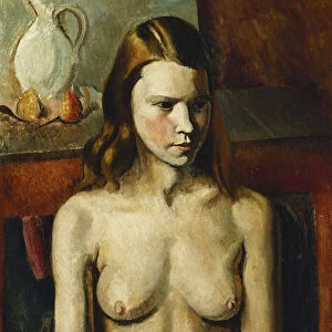 Seated Nude Girl, 1926 (oil on canvas)