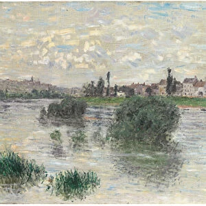 The Seine at Lavacourt, 1879 (oil on canvas)
