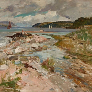 Shore Near Inverkip (oil on canvas)
