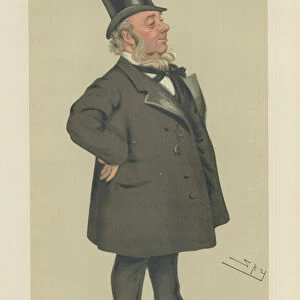 Sir George Elliot (colour litho)