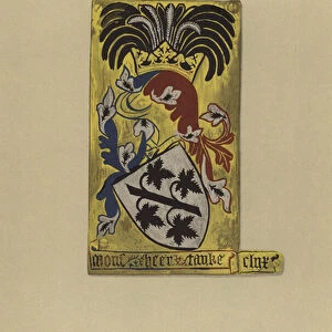 Sir Hertong von Clux, 1421-c 1445 (chromolitho)
