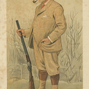 Sir R W Payne-Galwey (colour litho)