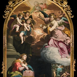 South Transept, Altar of the Annunciation, Altarpiece by Giovanni Battista Trotti known