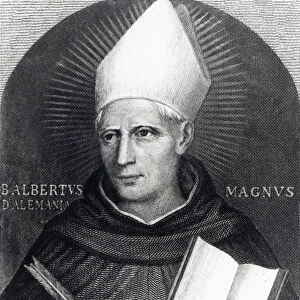 St Albertus Magnus, 1851 (engraving)