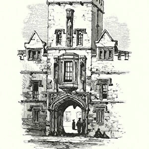 St Johns College, Oxford (engraving)