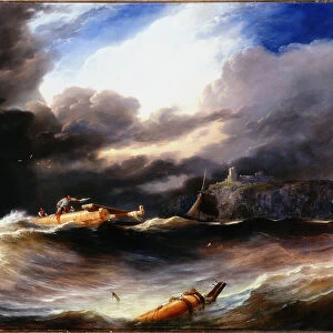 After a Storm (oil on canvas)