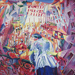 The Street Enters the House, 1911 (oil on canvas)