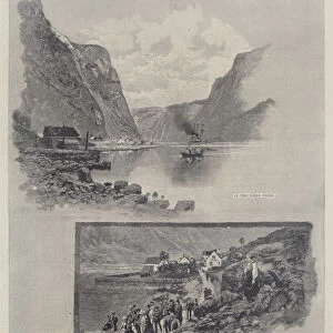 The "Sunbeam"in Norway, by Lady Brassey (engraving)