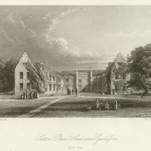 Sutton Place, Send, near Guildford, North View (engraving)