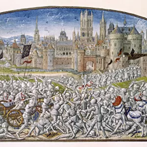 T. 2 fol. 287 Victory of the inhabitants of Ghent led by Philipp van Artevelde before