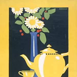 Tea and Music, c. 1922 (colour litho)
