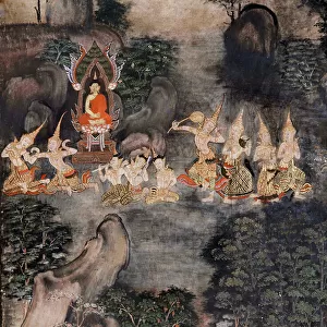 Temptation of Buddha (wall painting)