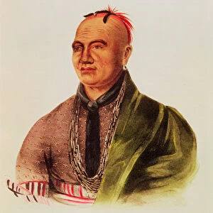 Thayendanegea, The Great Captain of the Six Nations (colour litho)