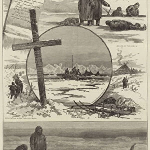 The Last of the Jeannette Arctic Expedition in Siberia (engraving)