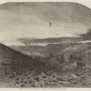 "The Valley of Death, "before Sebastopol (engraving)