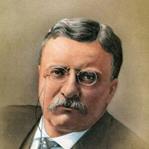 Theodore Roosevelt, 1965 (screen print)