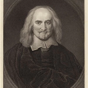 Thomas Hobbes, engraved by James Posselwhite (engraving)