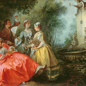 The Four Times of the Day: Midday, c. 1739-41 (oil on copper)