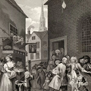 Times of the Day: Noon, from The Works of William Hogarth, published 1833