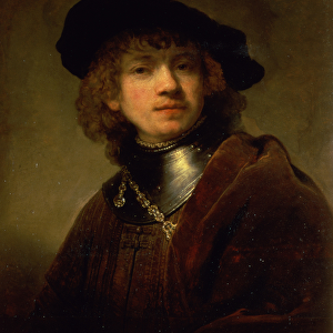 Tronie of a Young Man with Gorget and Beret, c. 1639 (oil on panel)