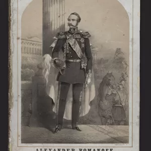 Tsar Alexander II of Russia, cover of Alexander Romanoff, a waltz by Henri Laurent (litho)