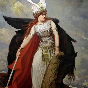 The Valkyrie, 20th Century (oil on canvas)