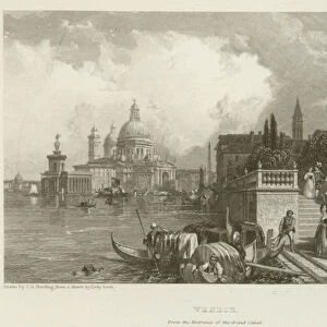 Venice, from the Entrance of the Grand Canal (engraving)
